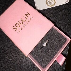 Soulin Silver Heart Ring
